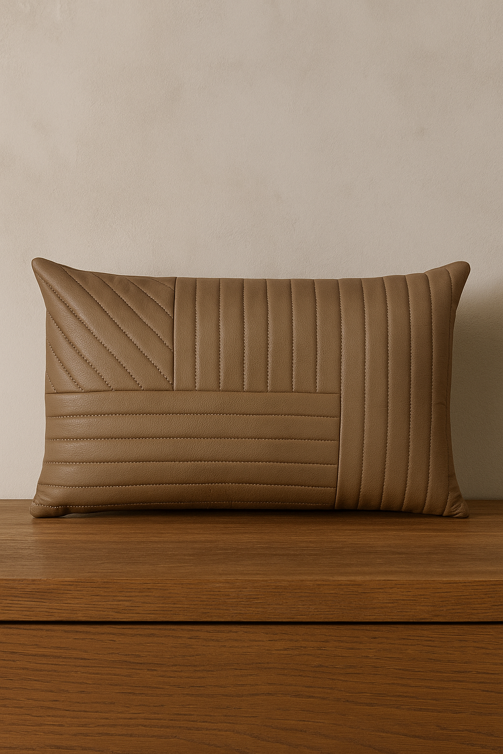 Motum Taupe Cushion by AYTM
