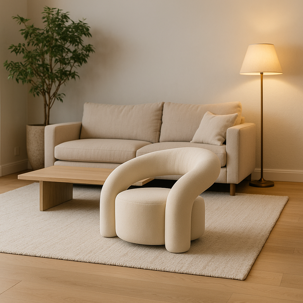 Nora Padded Armchair by Mogg