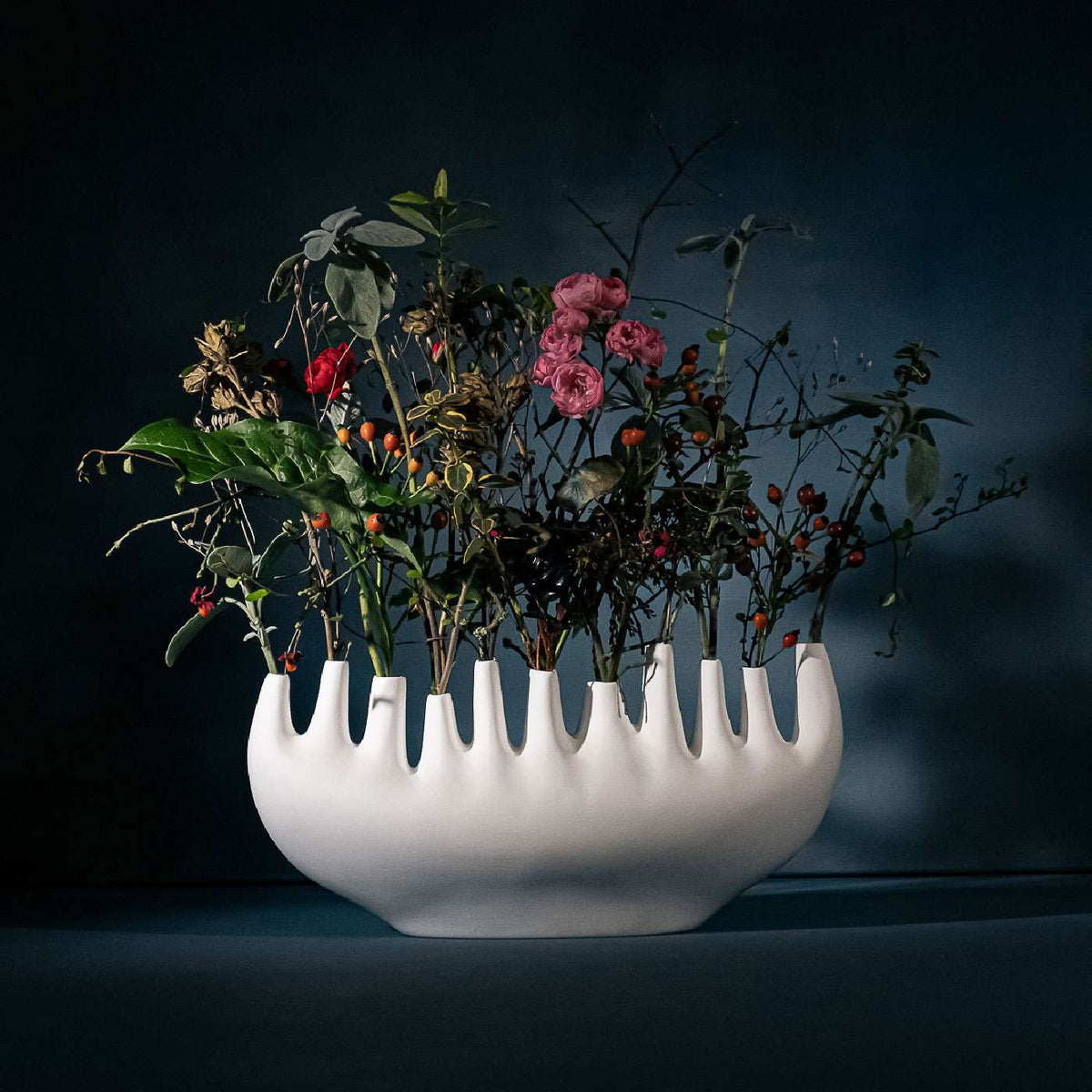 Rhizom Porcelain Vase by Klatt Objects