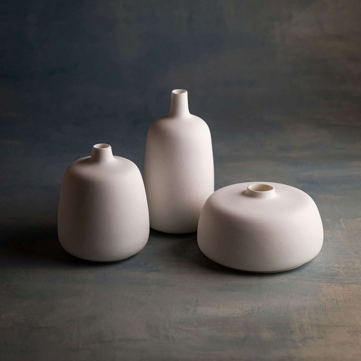 Anna Porcelain Vases Set of 3 by Klatt Objects