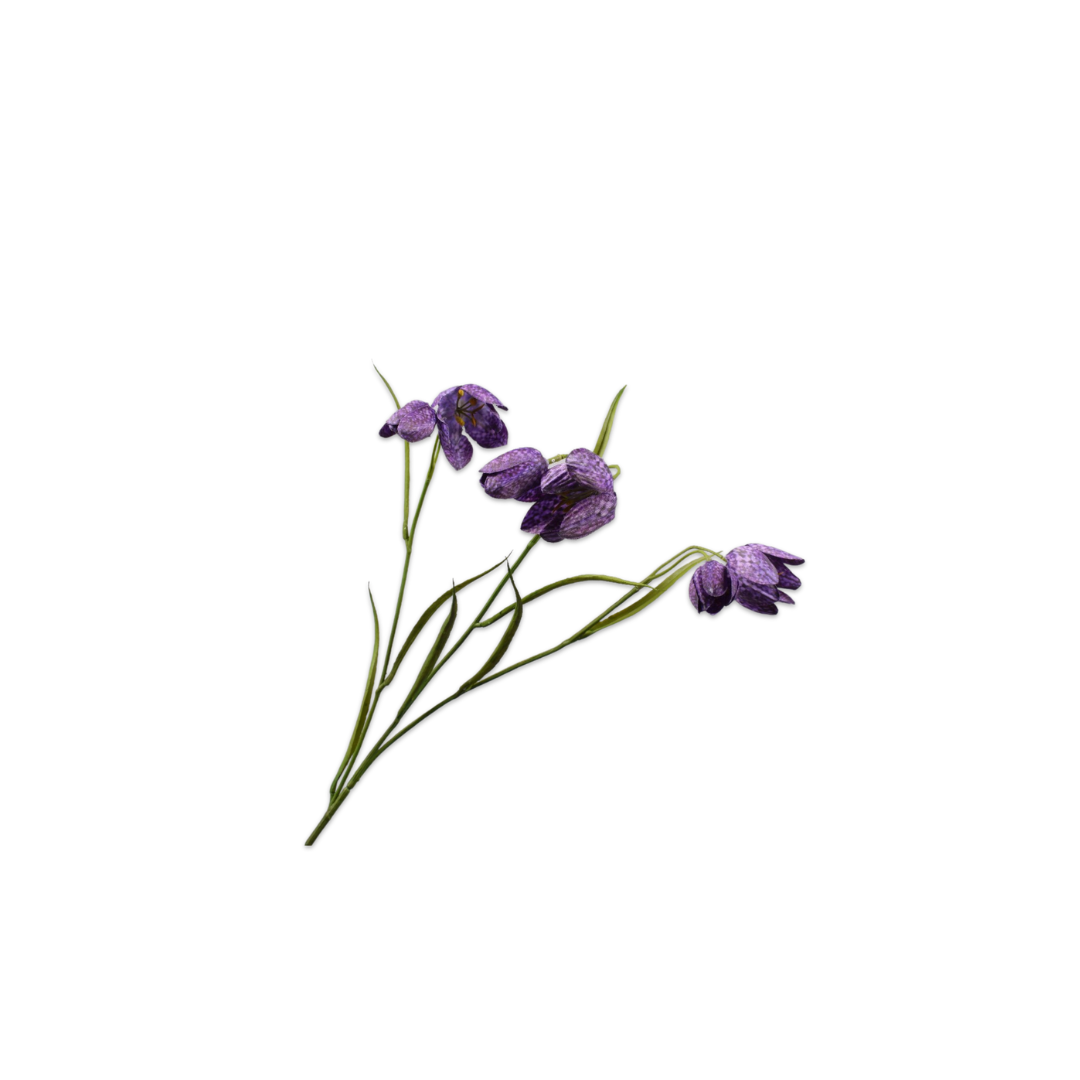 Fritillia Spray Purple by Silk-Ka