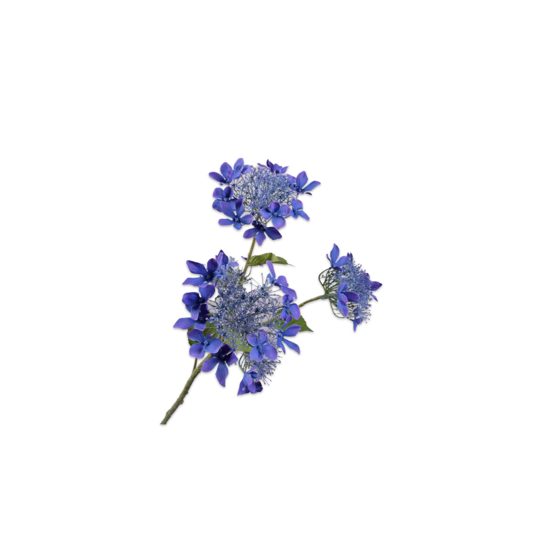 Hydragenea Spray Dark Blue by Silk-ka