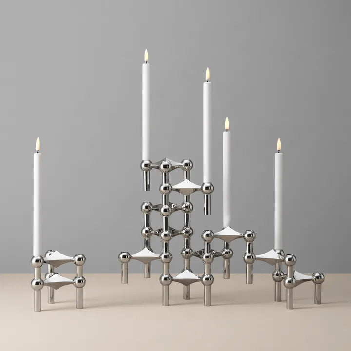 Led Candle Batteries by Stoff Copenhagen