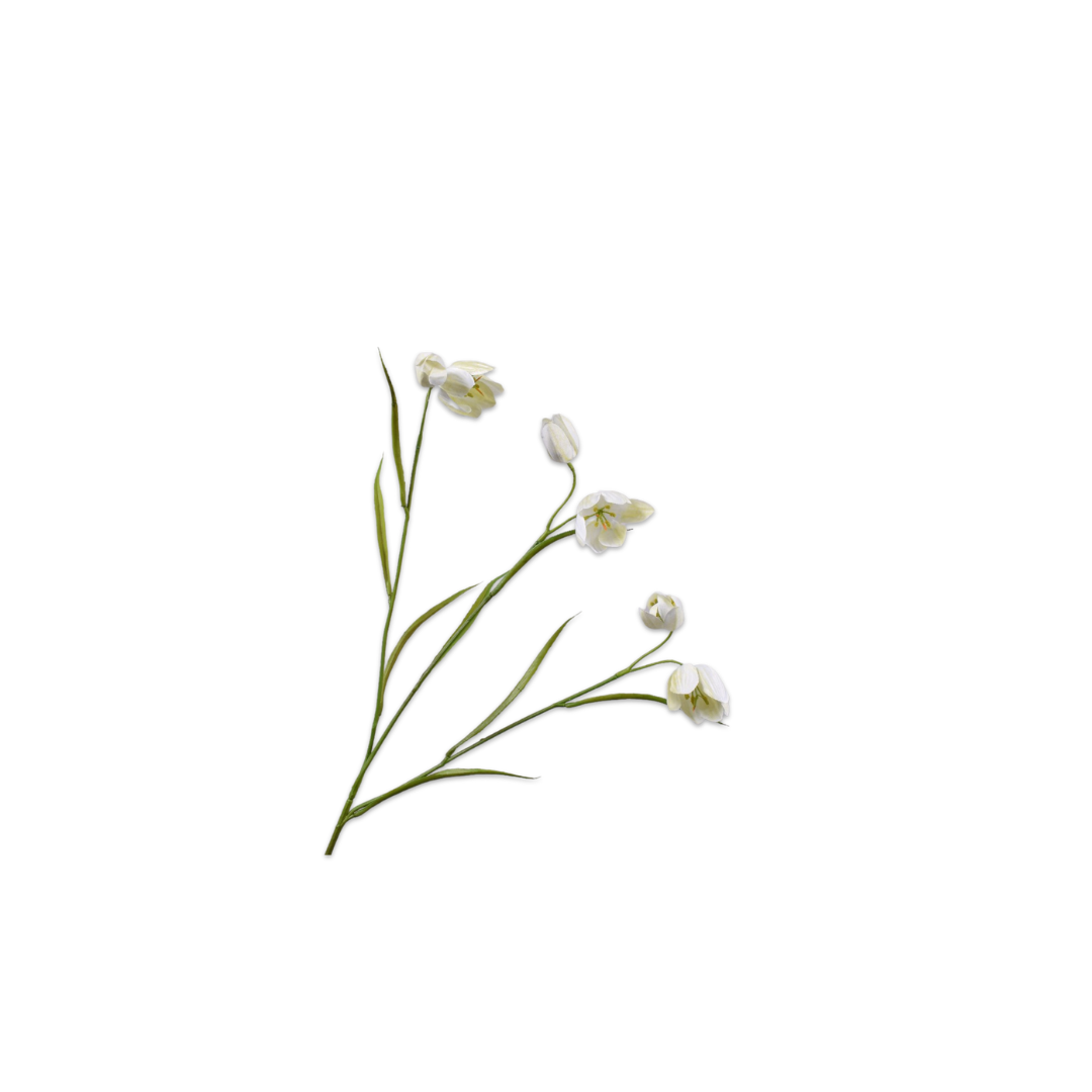 Fritillaria Spray Cream Green by Silk-Ka