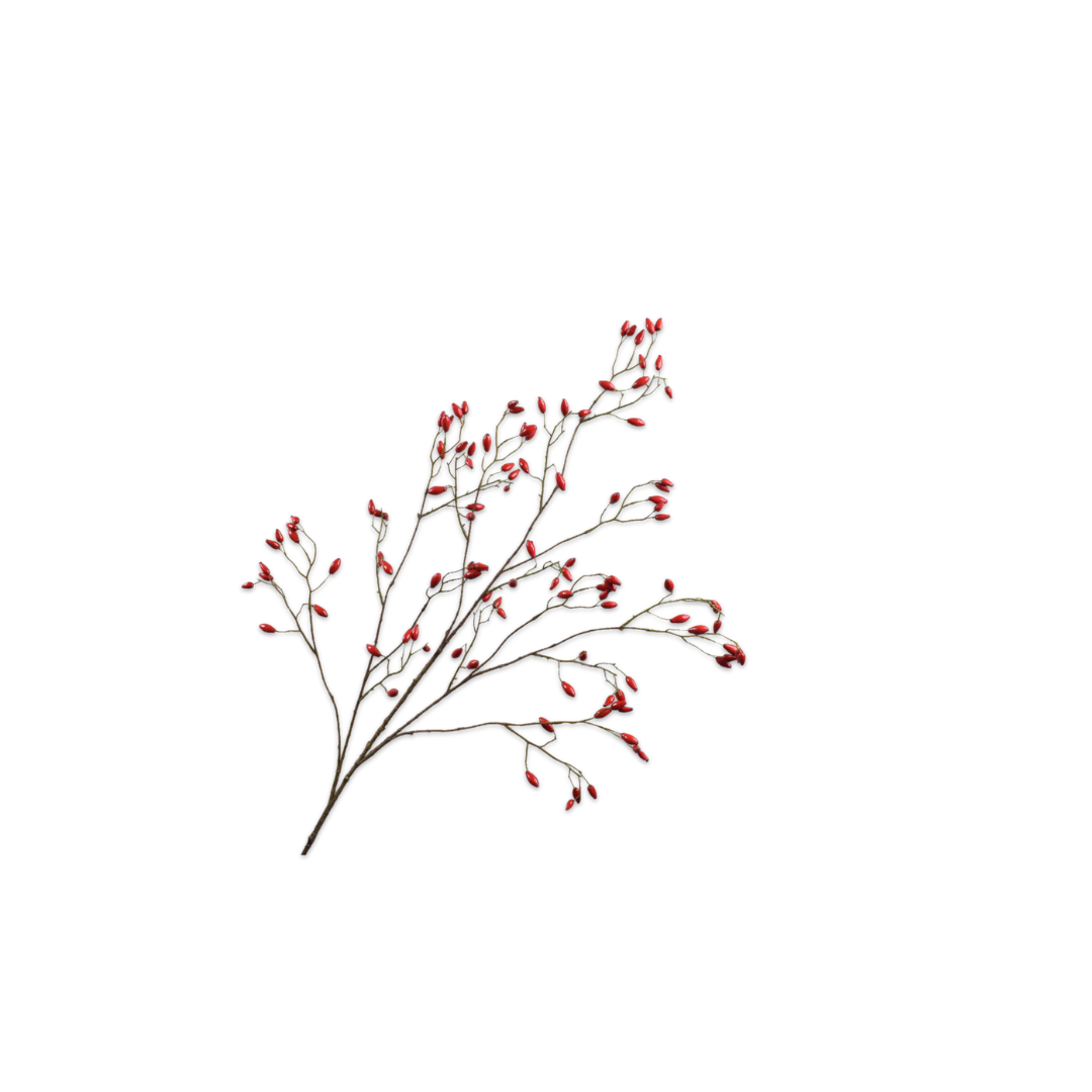 Roseship Spray Red by Silk-ka