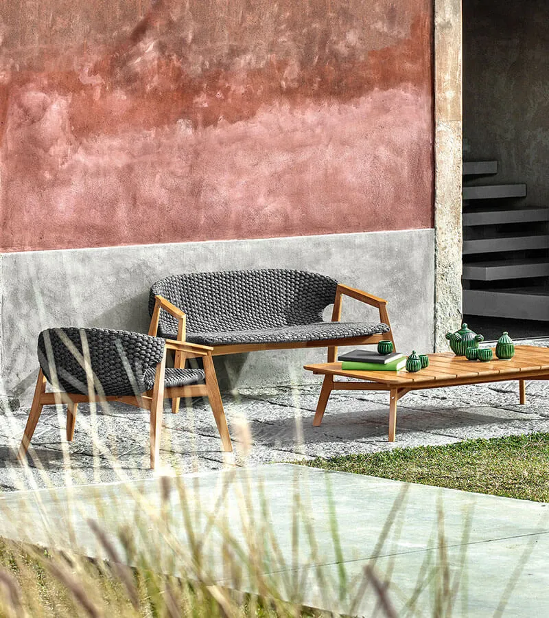 Knit Outdoor Table by Ethimo