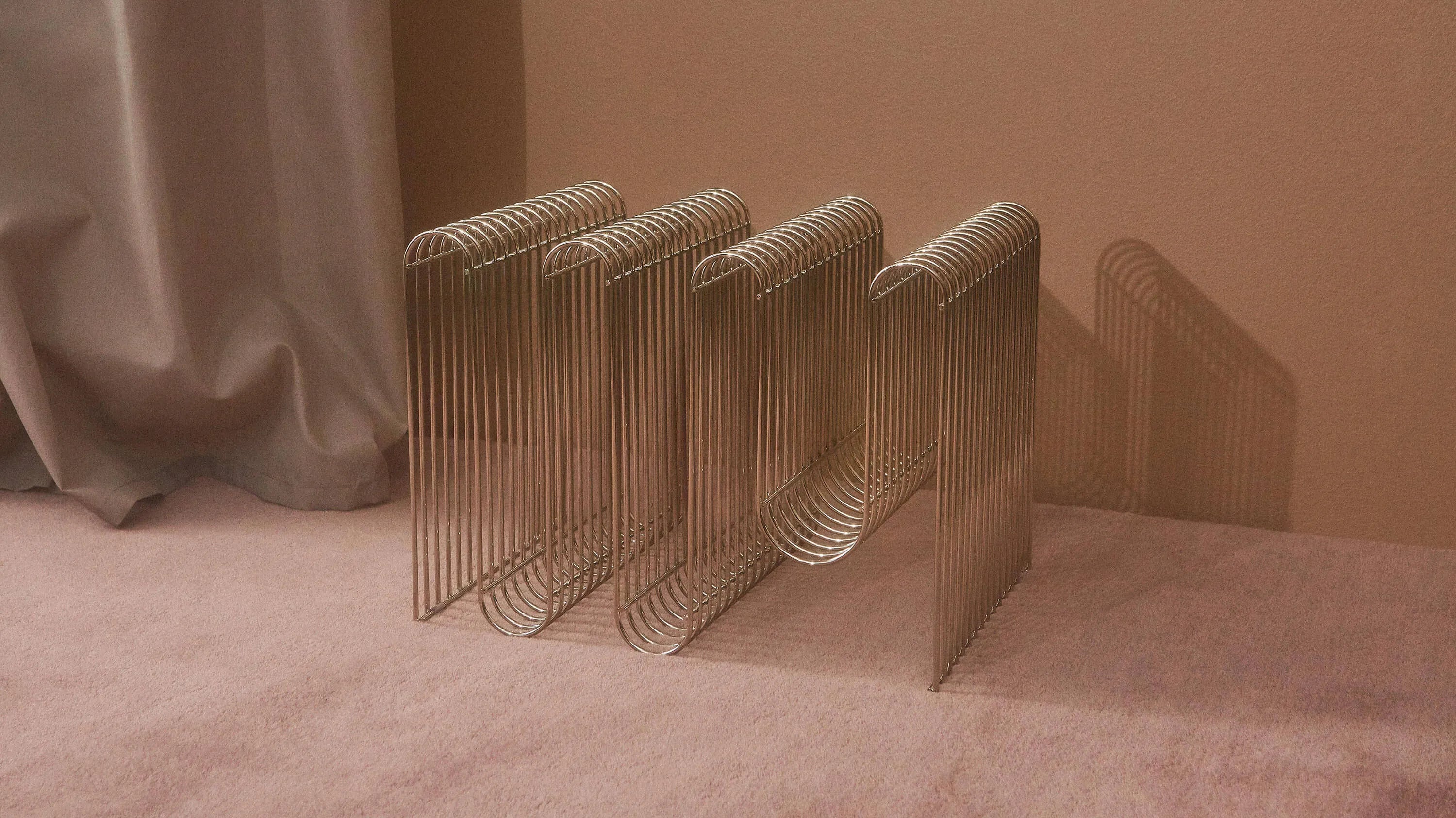 Curva Magazine Holder by AYTM