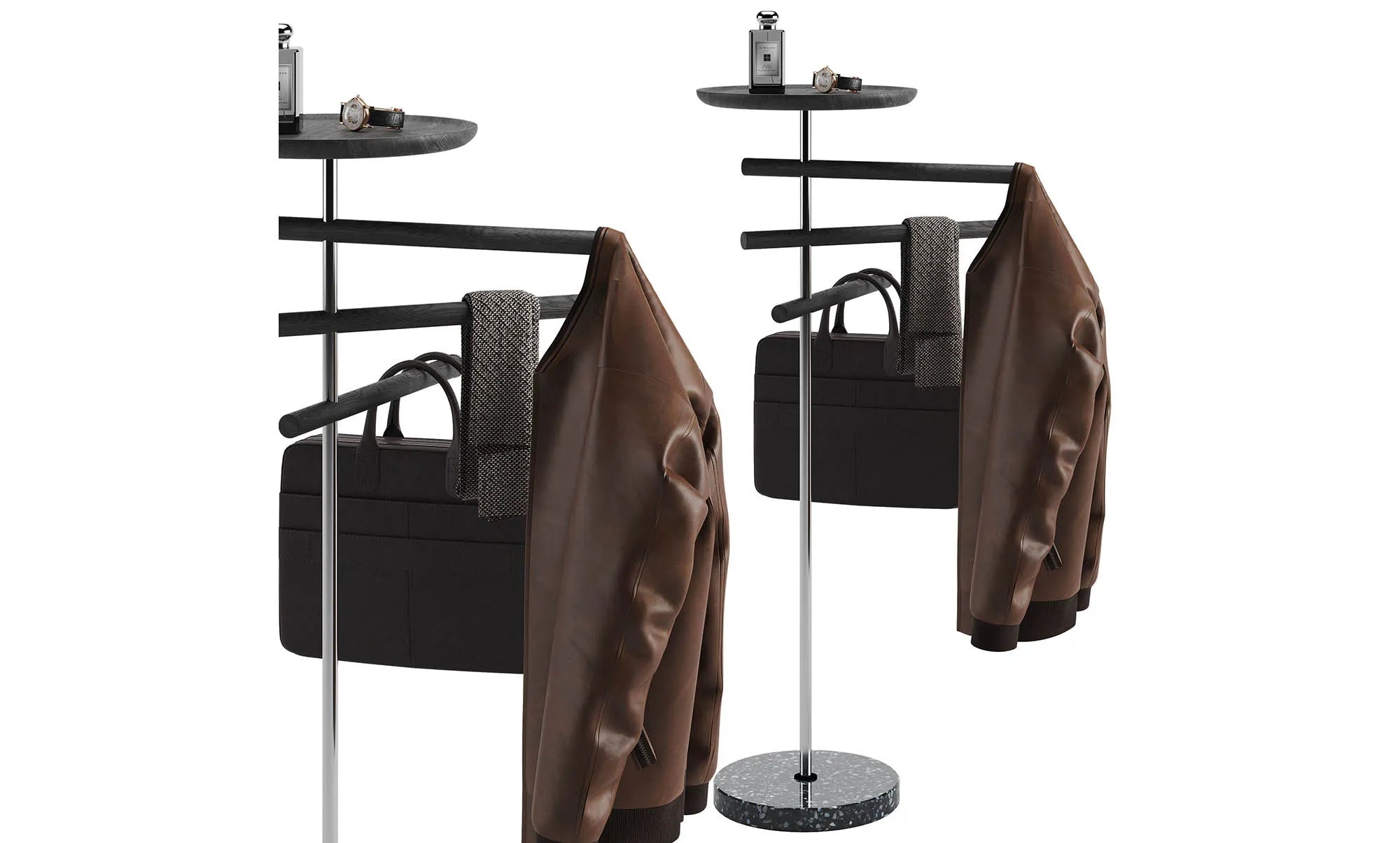 Contralto Valet Stand with Rods by Pianca