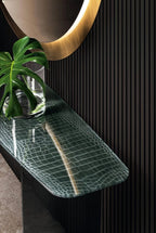 Deba Elegant Glass Console Table by LAGO