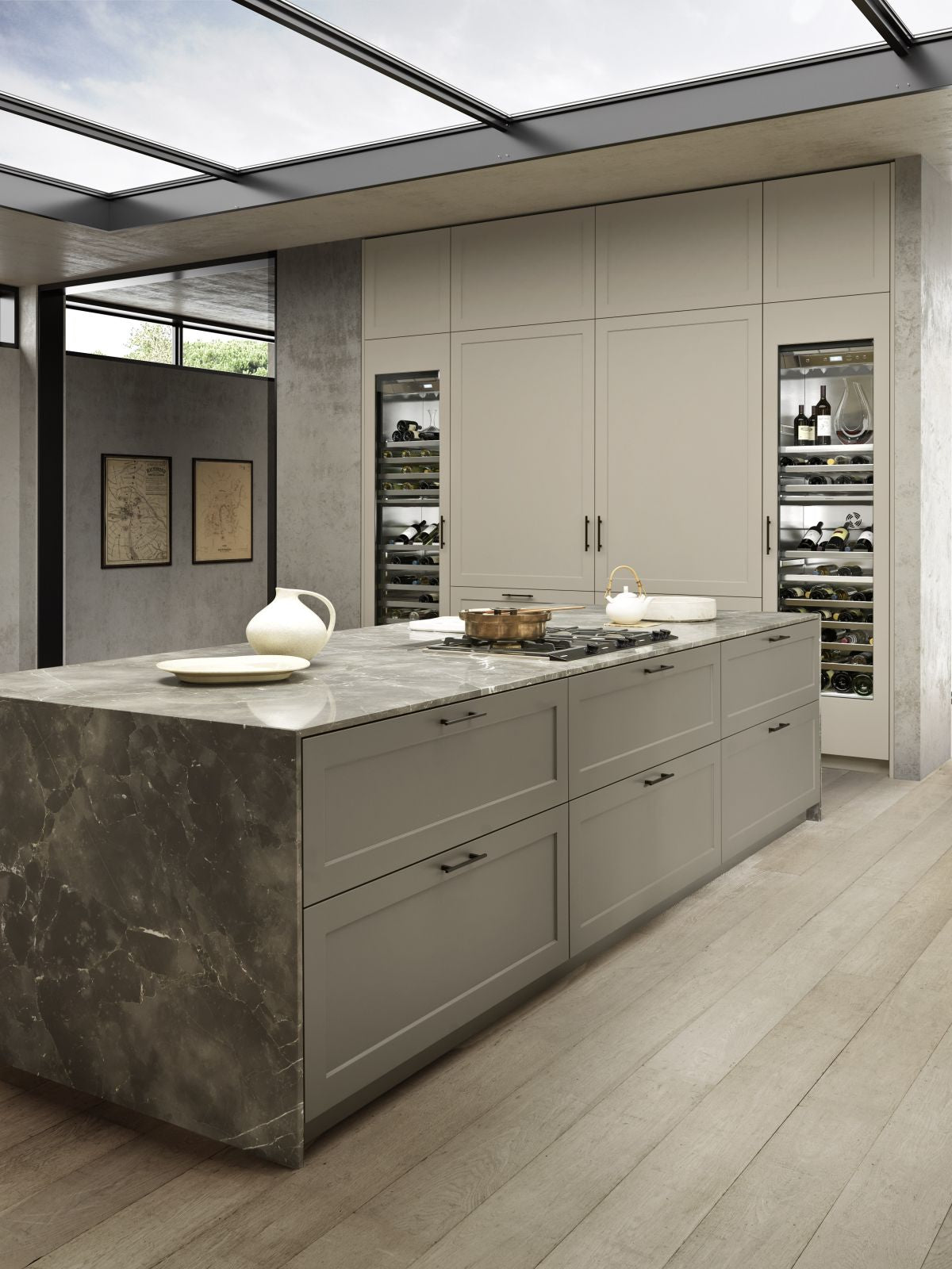 Quadra 70 Kitchen by Pedini