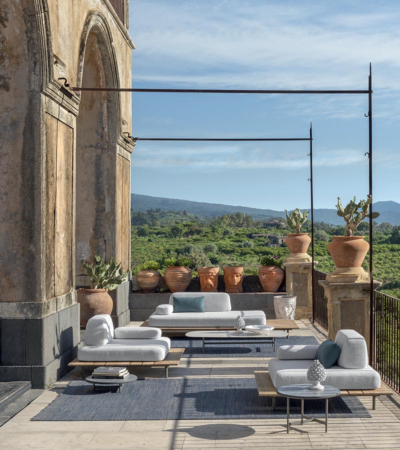 Callipso Elegant Outdoor Sofa Living by Ethimo