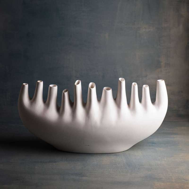 Rhizom Porcelain Vase by Klatt Objects