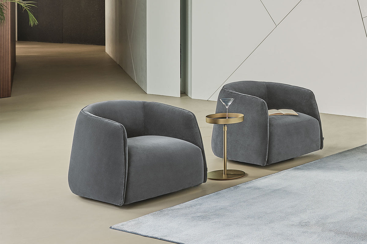 Kodi Swivel Armchair by Bontempi