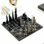 World Icons Chess Board by Skyline Chess