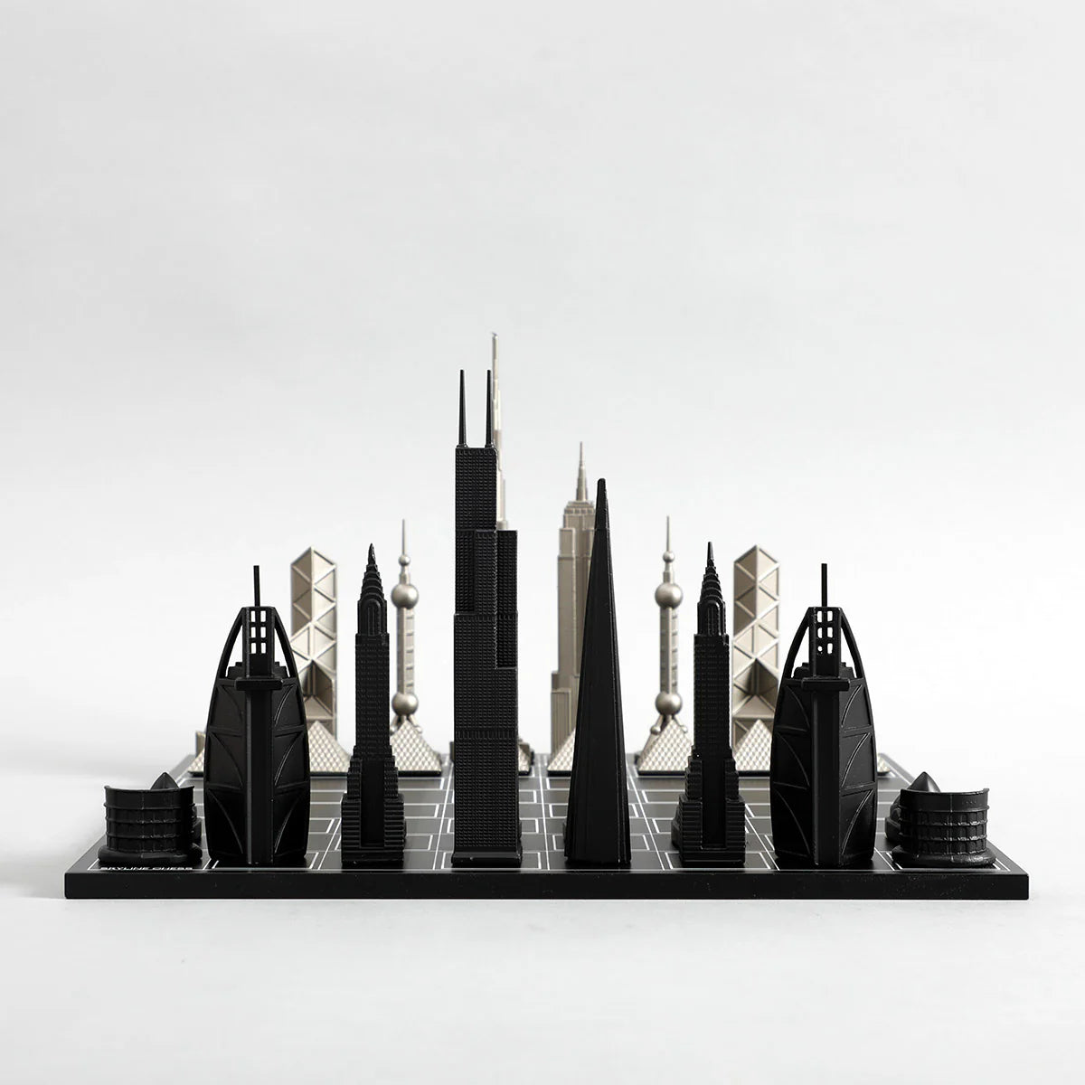 World Icons Chess Board by Skyline Chess