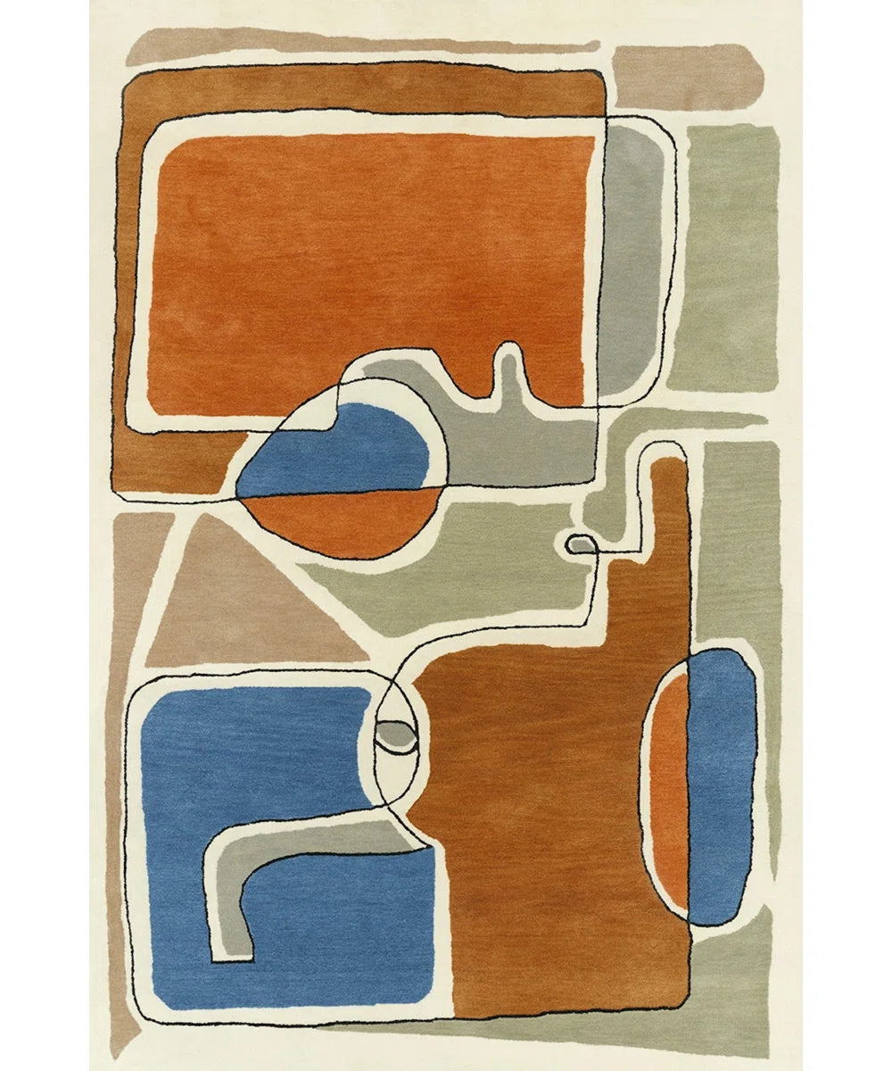 The Bleu Des Yeux Rug by Toulemonde Bochart