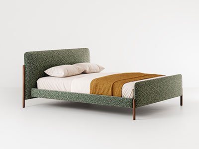 Flag Queen Size Bed by Bolzan