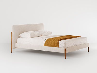 Flag Queen Size Bed by Bolzan