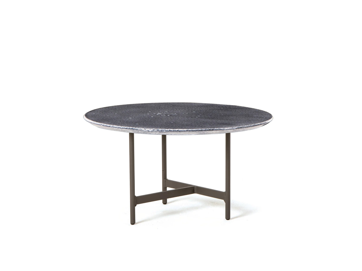 Calipso  Enamelled Lava Stone Outdoor Table by Ethimo