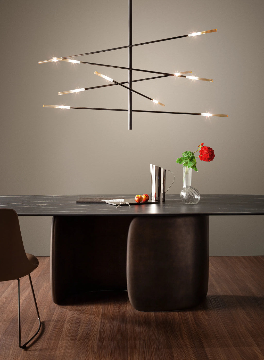 Crossroad Sculptural Pendant Lamp by LAGO