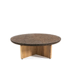 Cross Teak & Cork Side Table by Ethimo