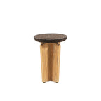 Cross Teak & Cork Side Table by Ethimo