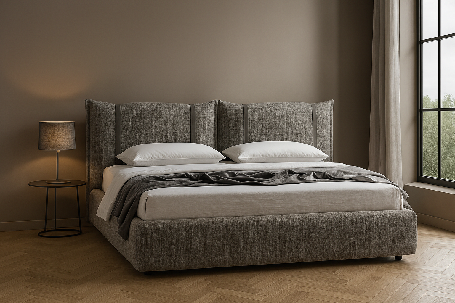 Avedon Bed by Ivano Redaelli