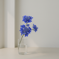 Hydragenea Spray Dark Blue by Silk-ka