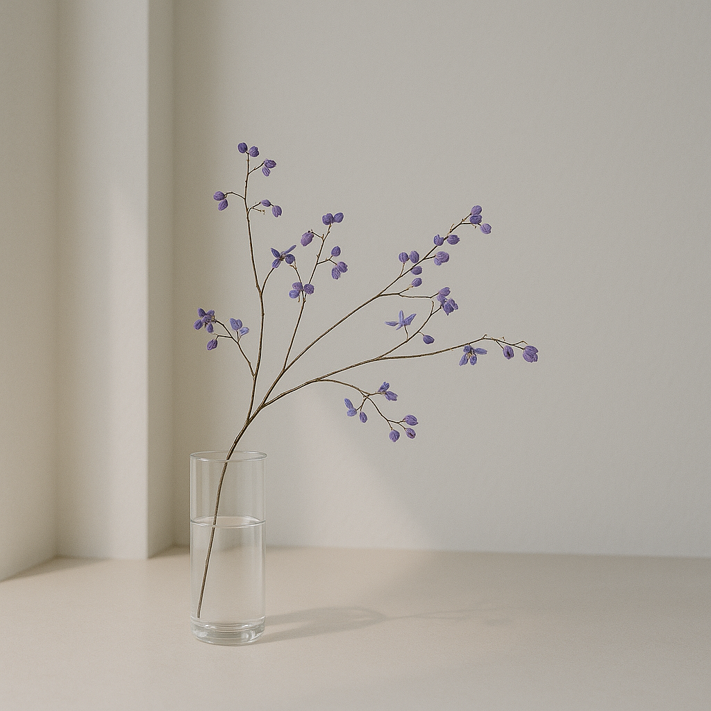 Thalictrum Spray Purple by Silk-ka