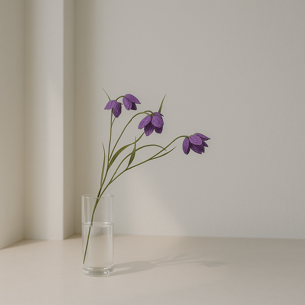 Fritillia Spray Purple by Silk-Ka