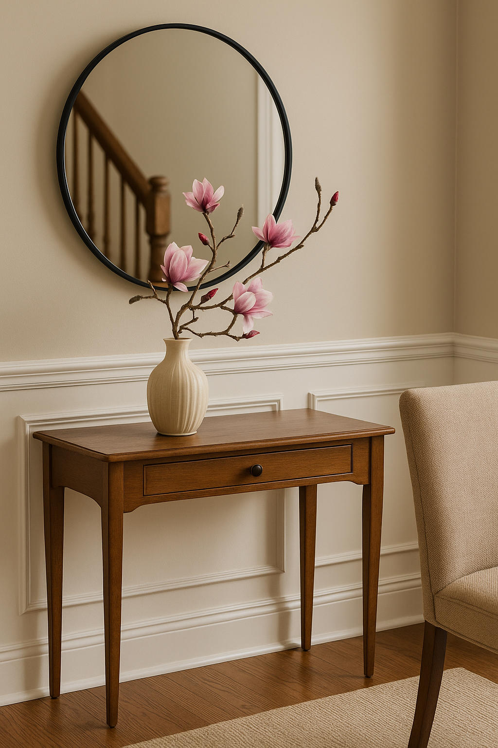 Magnolia Spray Purple by Silk-Ka