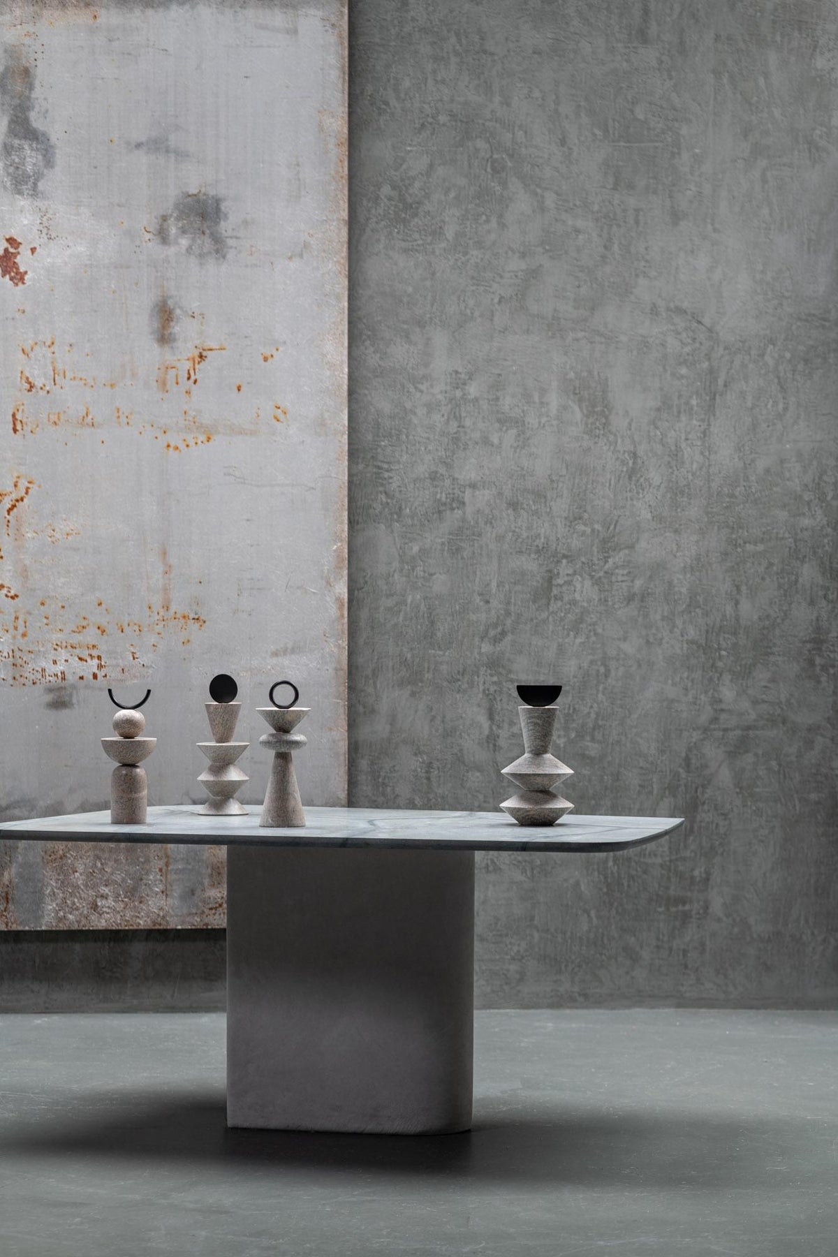 Constantin Totem Soapstone Sculptures by Gardeco