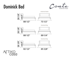 Dominick King Bed by Conte Casa