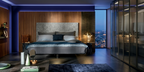 Fluttua High Headboard King Size Bed by LAGO