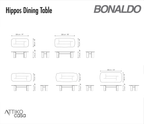 Hippos Dinning Table by Bonaldo