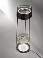 Antea Titanium Glass Floor Lamp by Italamp