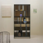 Obliquo Bookshelf by Glass Italia