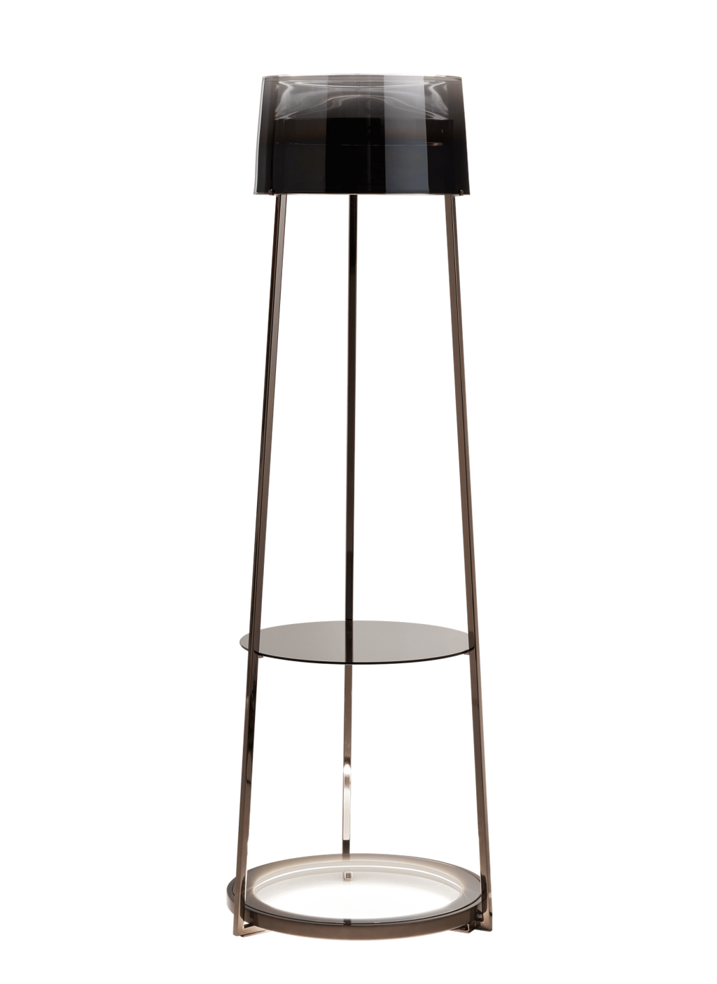 Antea Titanium Glass Floor Lamp by Italamp