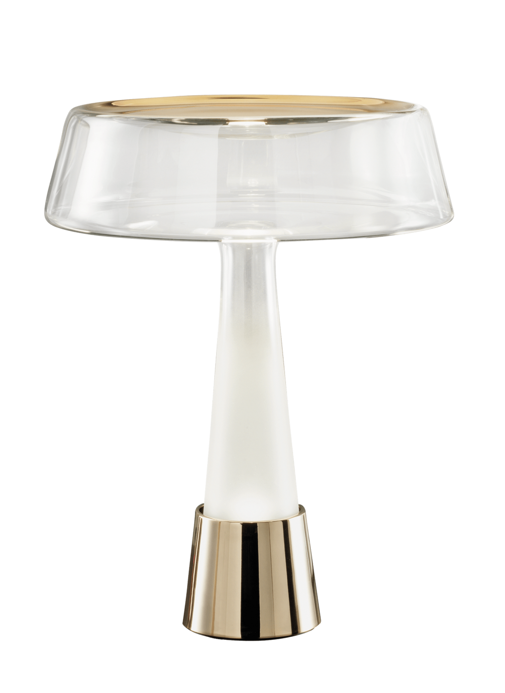 Teco Shaded Glass Table Lamp by Italamp