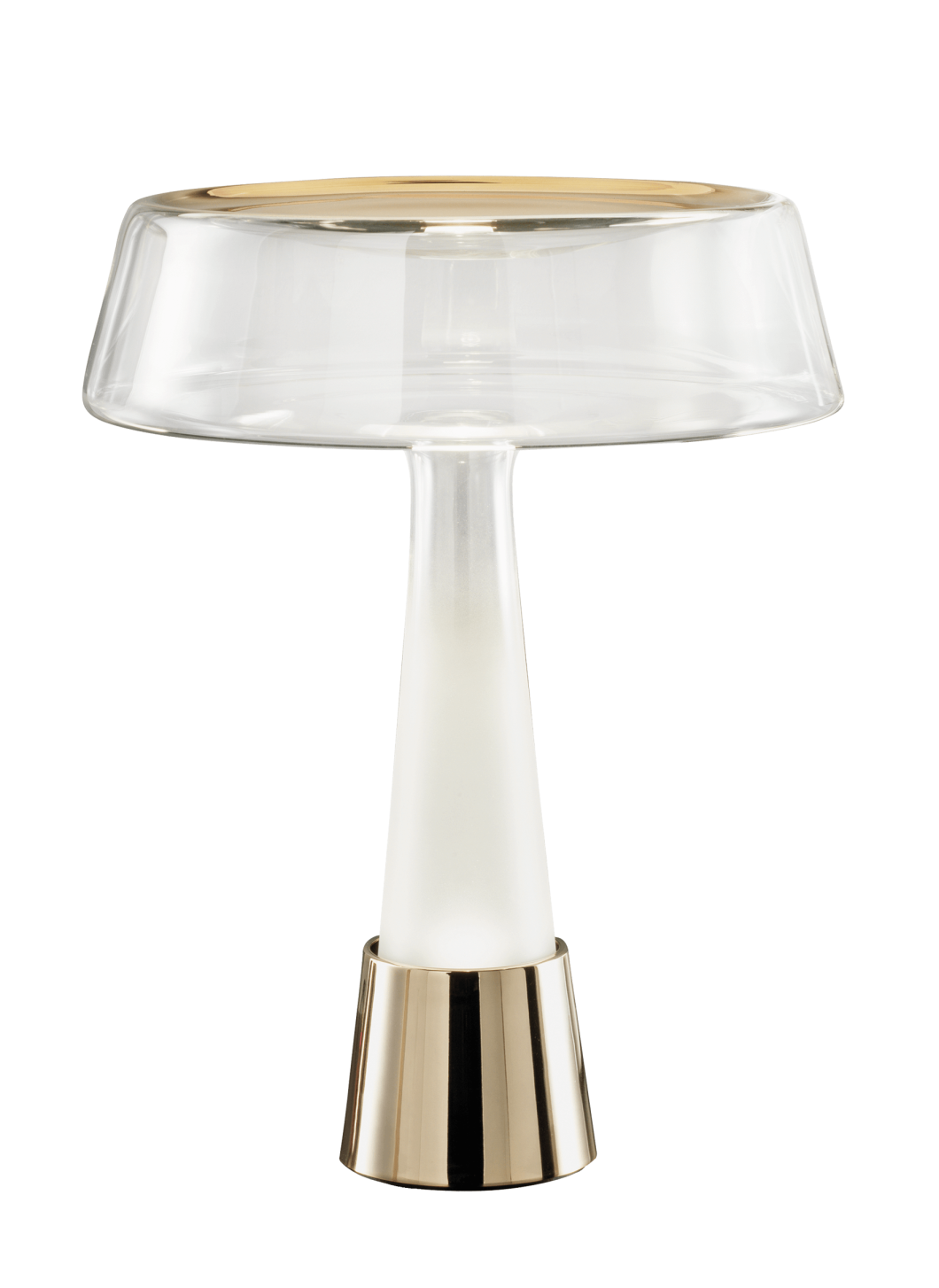 Teco Shaded Glass Table Lamp by Italamp