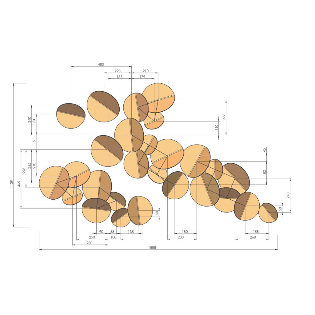 Set of 3 Pisco Wall Art by Gardeco