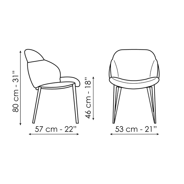 My Way Dining Chair by Bonaldo