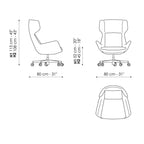 Newton Desk Chair by Bonaldo