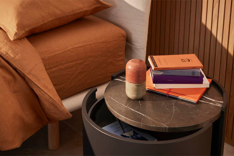 Dedalo Drawer Bedside Table by Pianca
