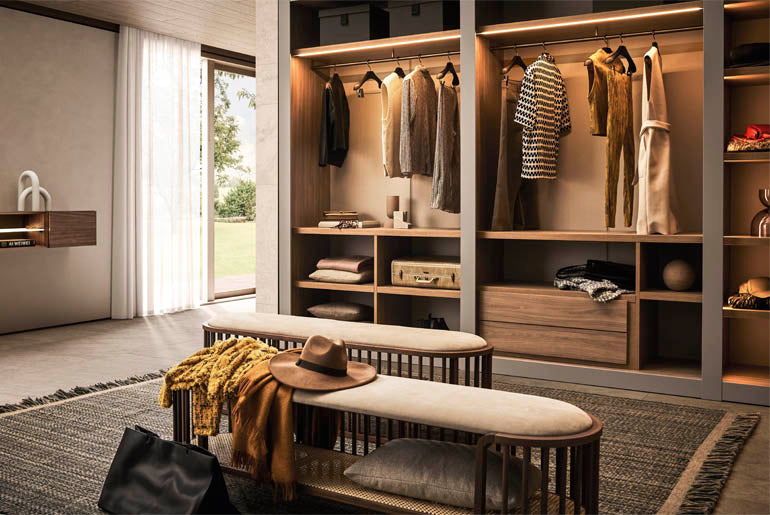Sipario Closet Composition by Pianca