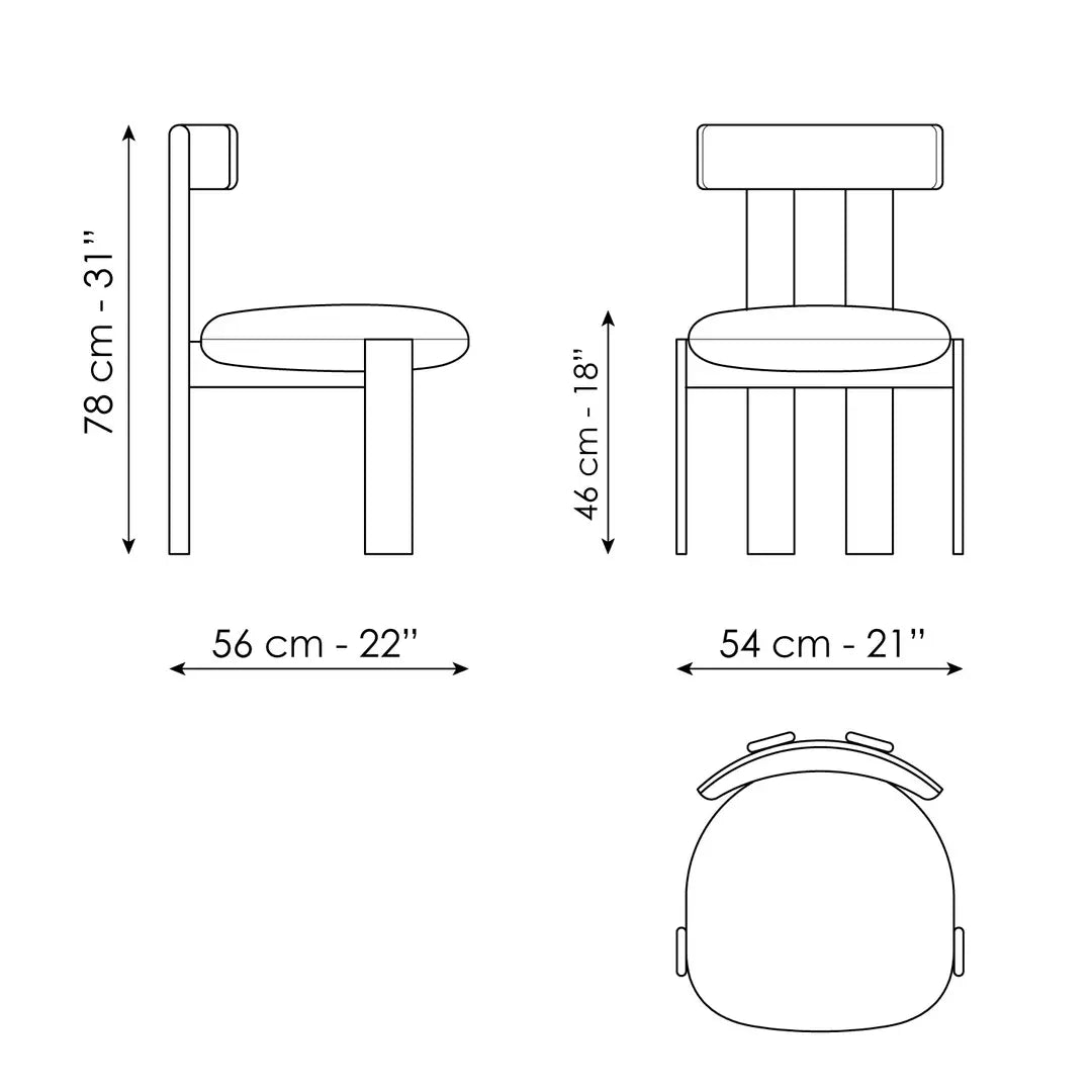 PI Dining Chair by Bonaldo