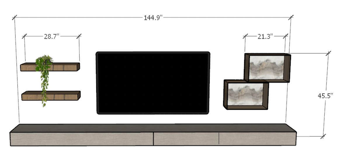 Materia TV Unit by LAGO