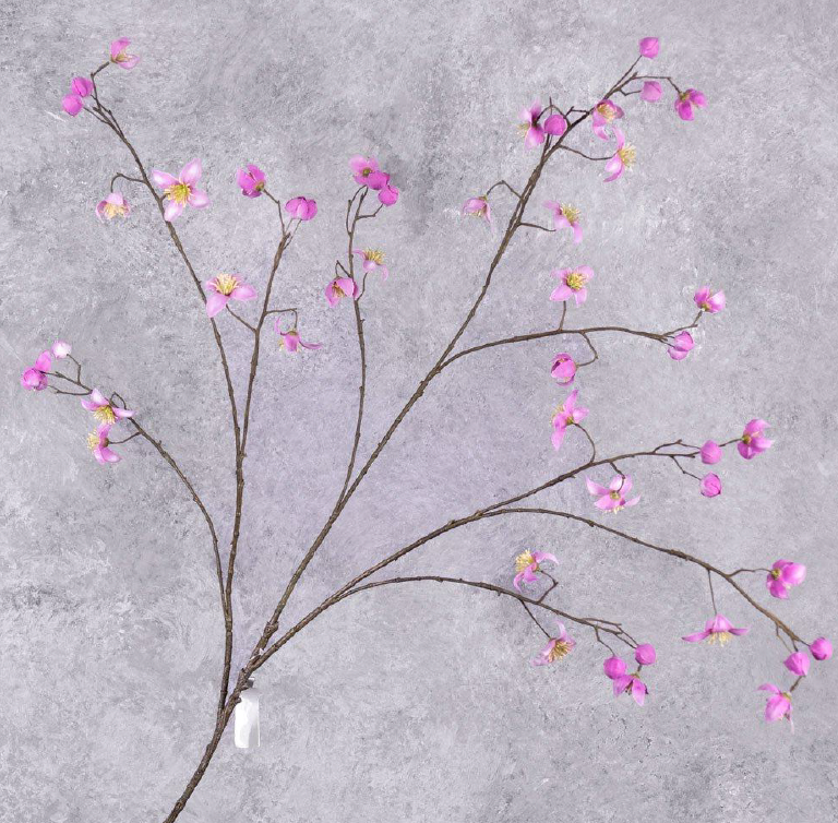 Thalictrum Spray Magenta by Silk-Ka