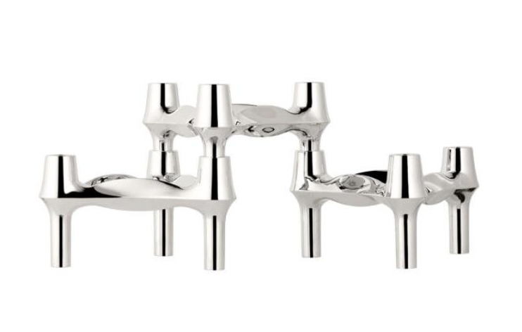 BMF Candleholder Chrome by Stoff