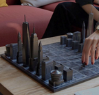 World Icons Chess Board by Skyline Chess